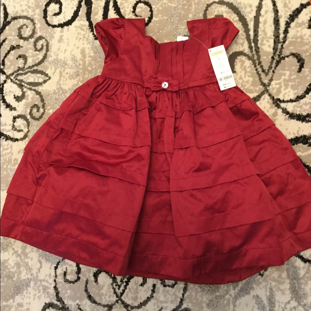 Red formal party dress. 3T. NWT. - Picture 2 of 4